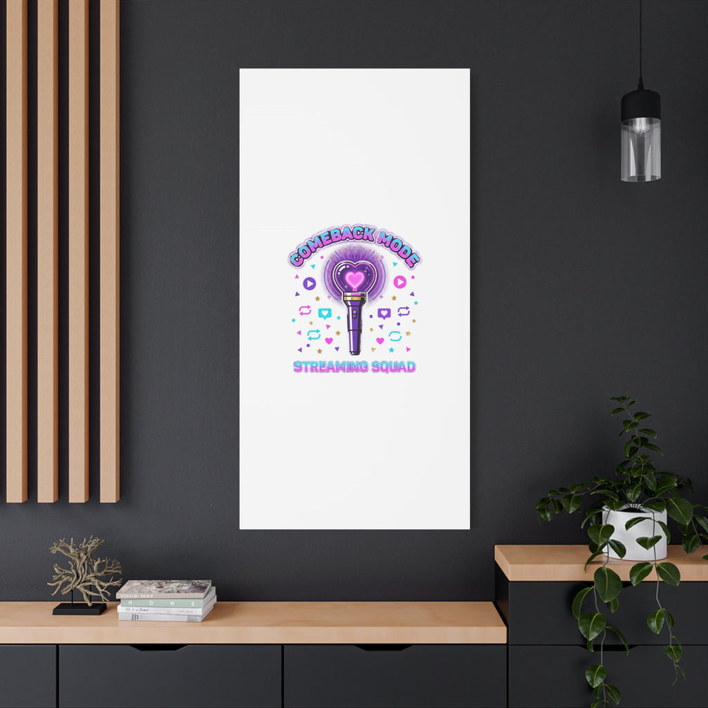 Comeback Mode Lightstick Canvas | K-pop Comeback, Streaming Squad
