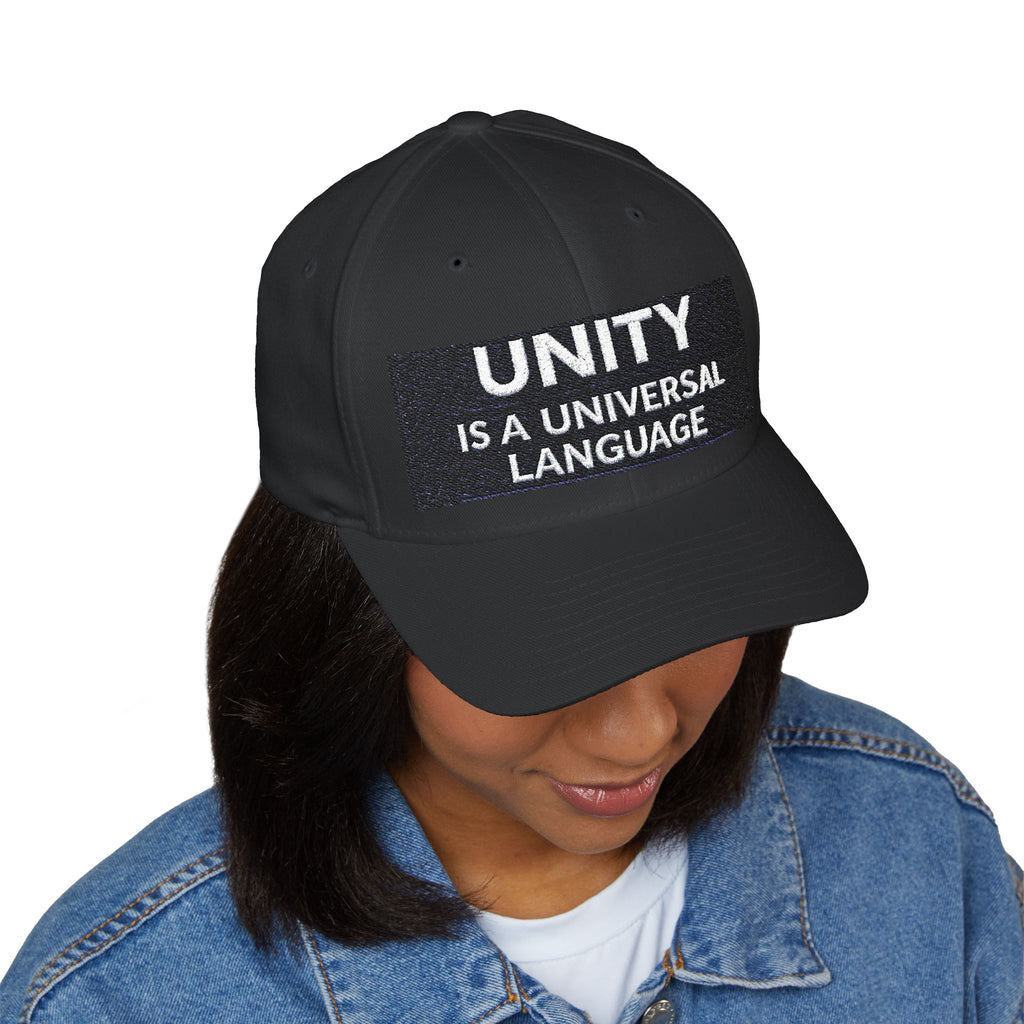 Unity Embroidered Cap — "Unity Is A Universal Language" Structured Hat