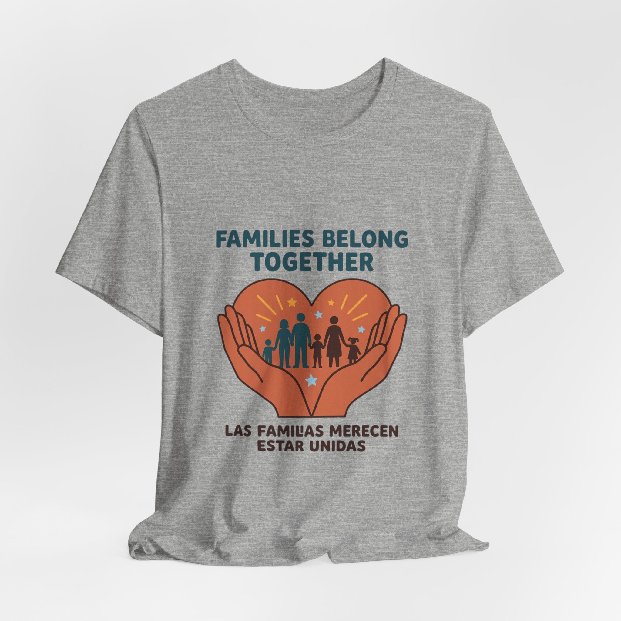 Families Belong Together Tee | family unity, solidaridad, bilingual