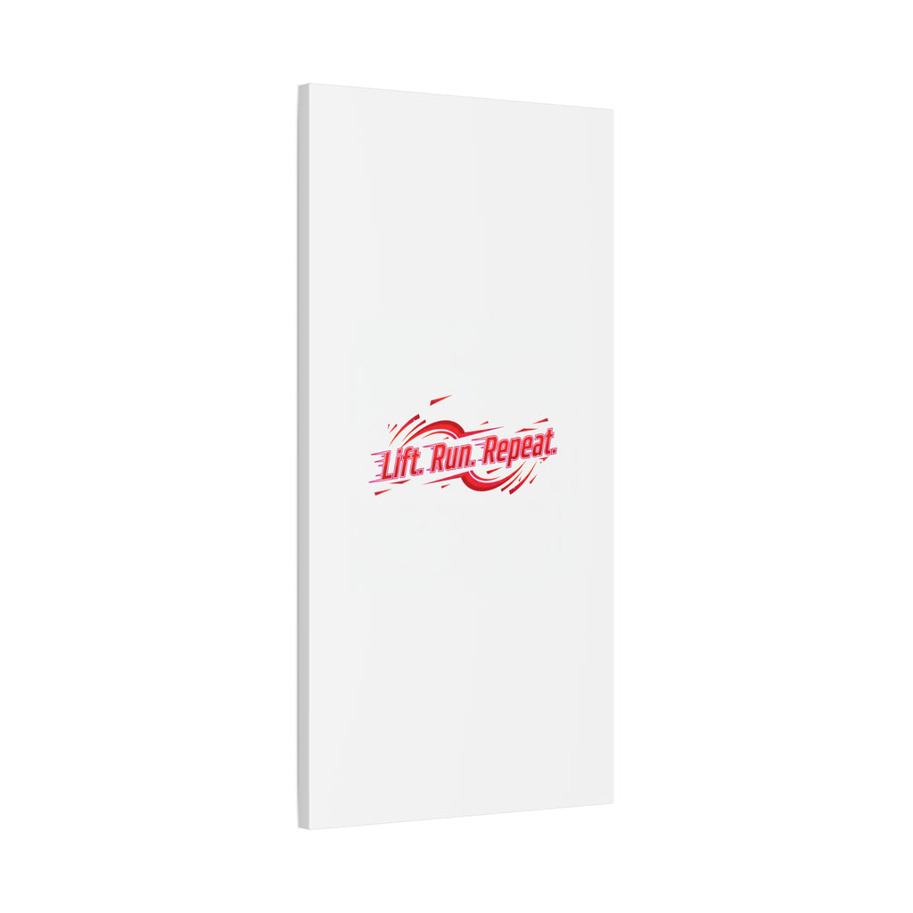 Lift Run Repeat Canvas | Fitness Wall Art, Gym Motivation