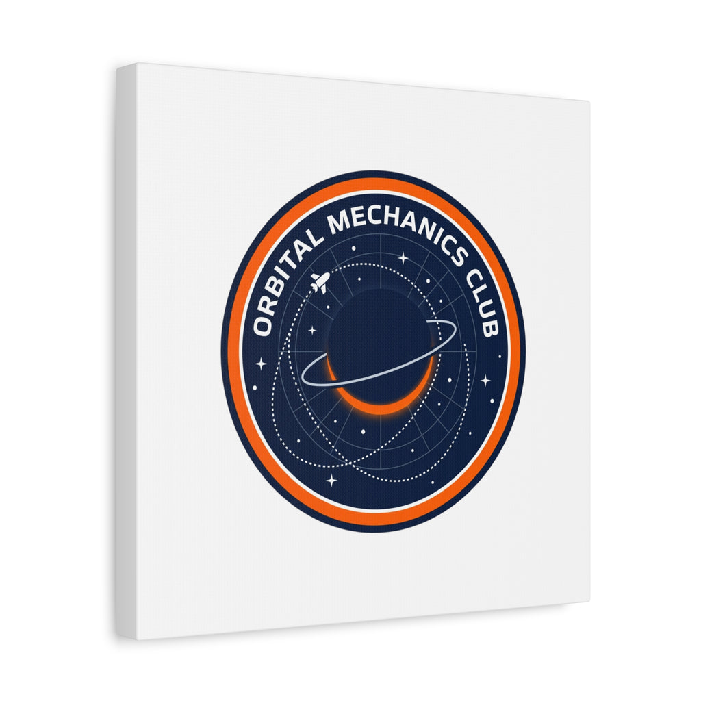 Orbital Mechanics Club Canvas | mission patch, space science