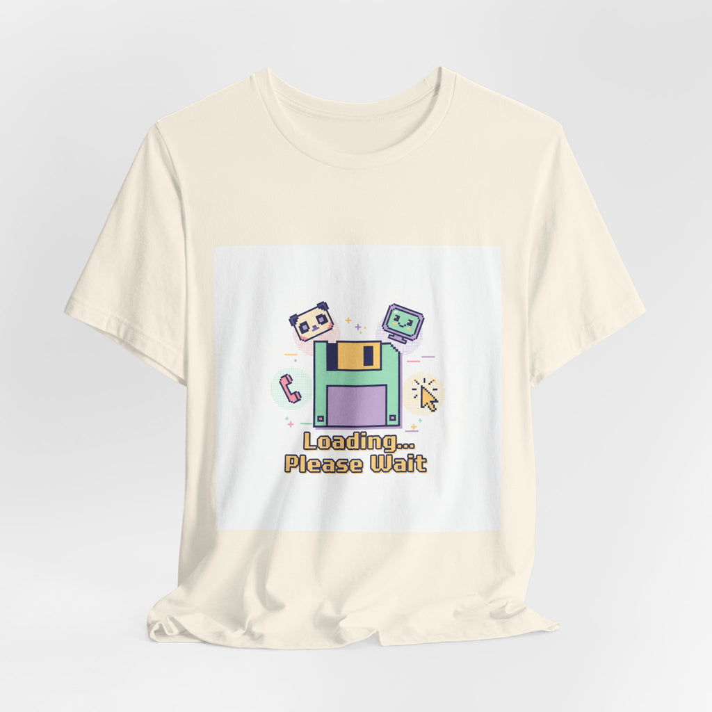 Loading Please Wait pixel art Tee | Old Internet Aesthetic, 90s web nostalgia