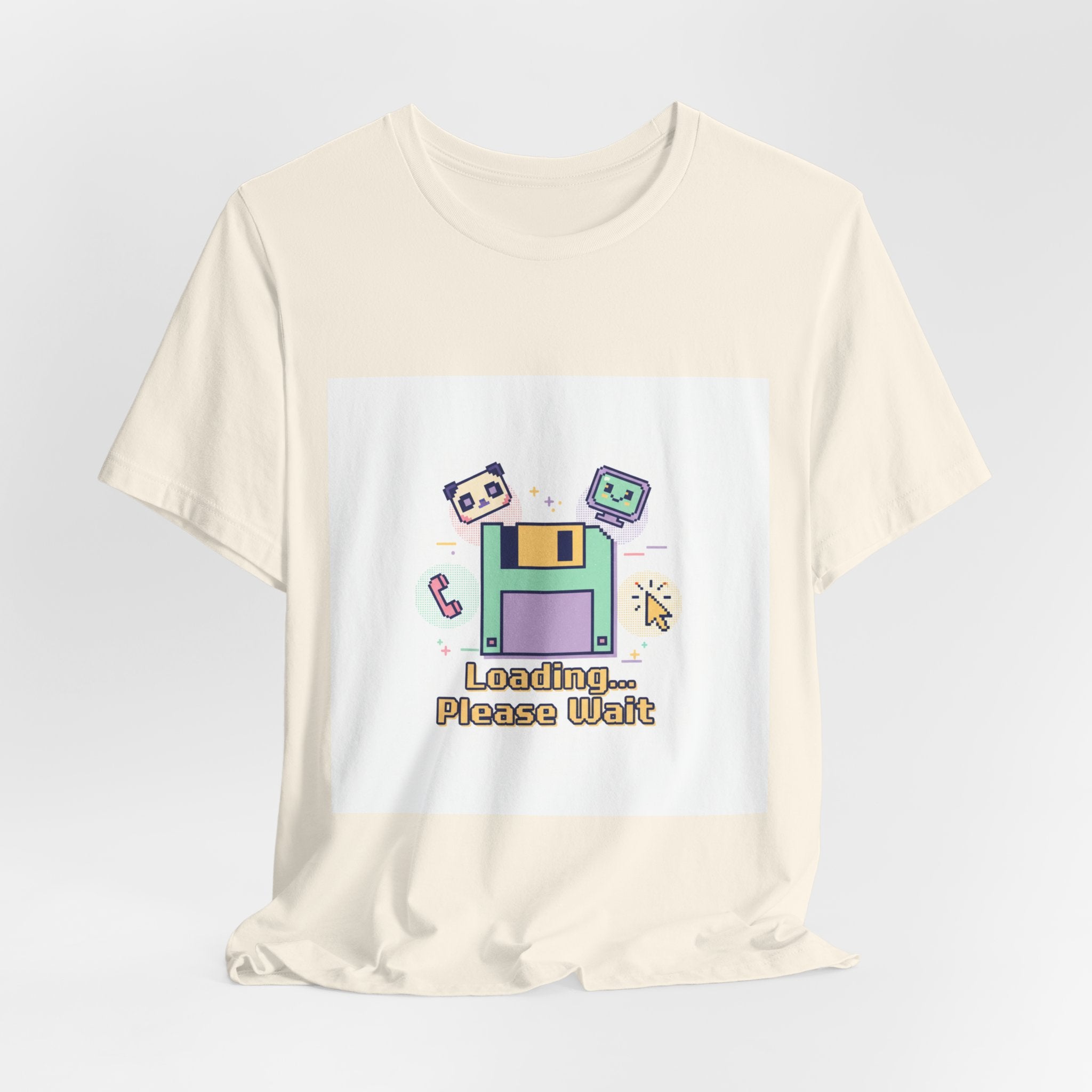 Loading Please Wait pixel art Tee | Old Internet Aesthetic, 90s web nostalgia