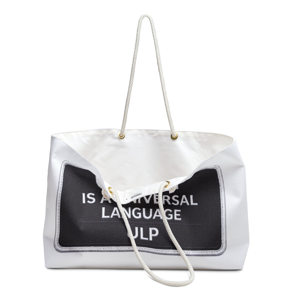 Unity Tote Bag — "Unity is a universal language" Canvas Weekender