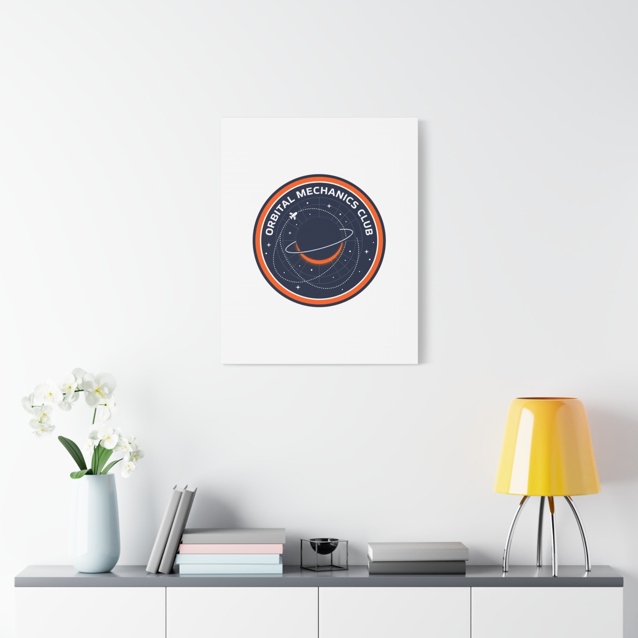 Orbital Mechanics Club Canvas | mission patch, space science