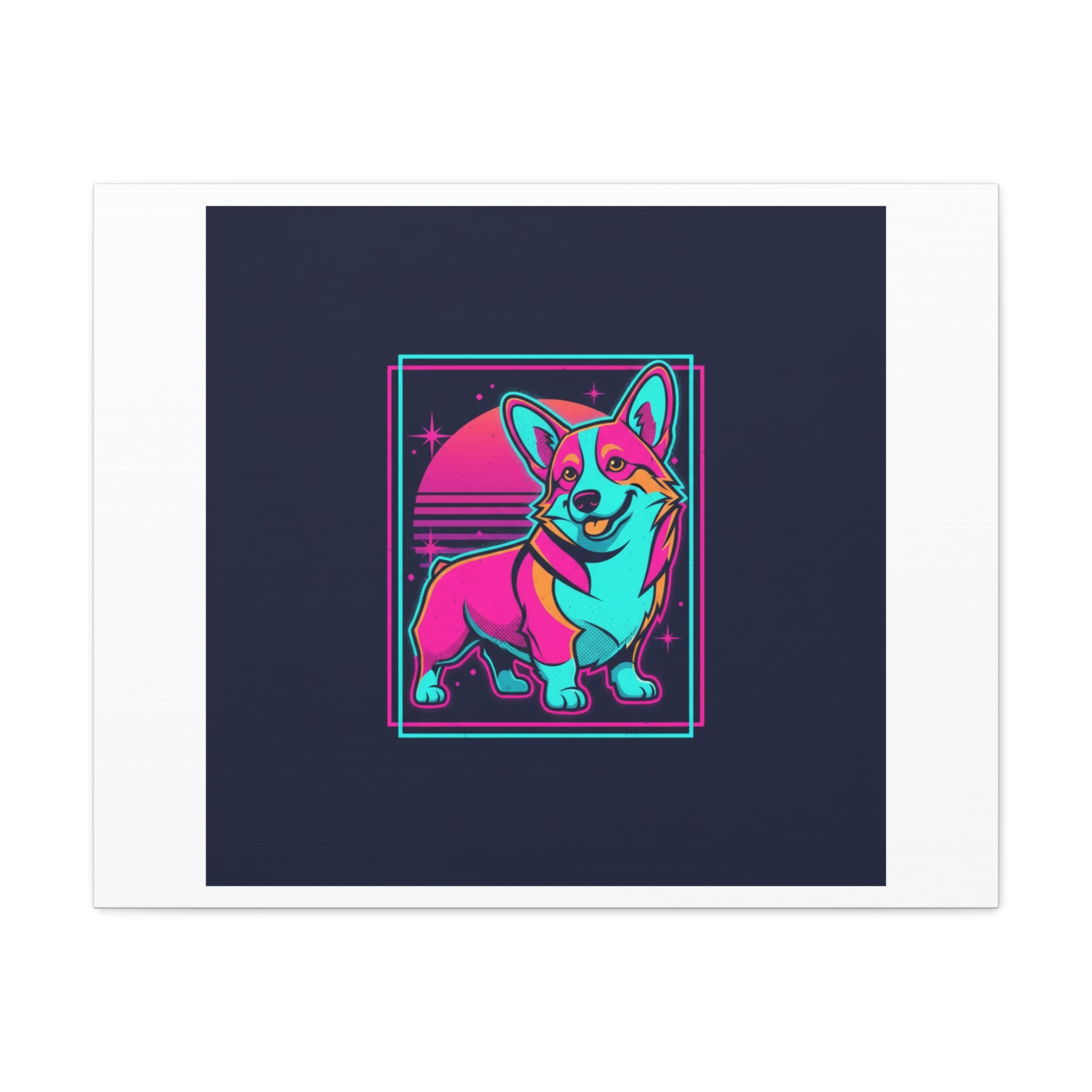 Platonic Love Corgi Canvas | Friendship Valentine, Galentine’s Wall Art