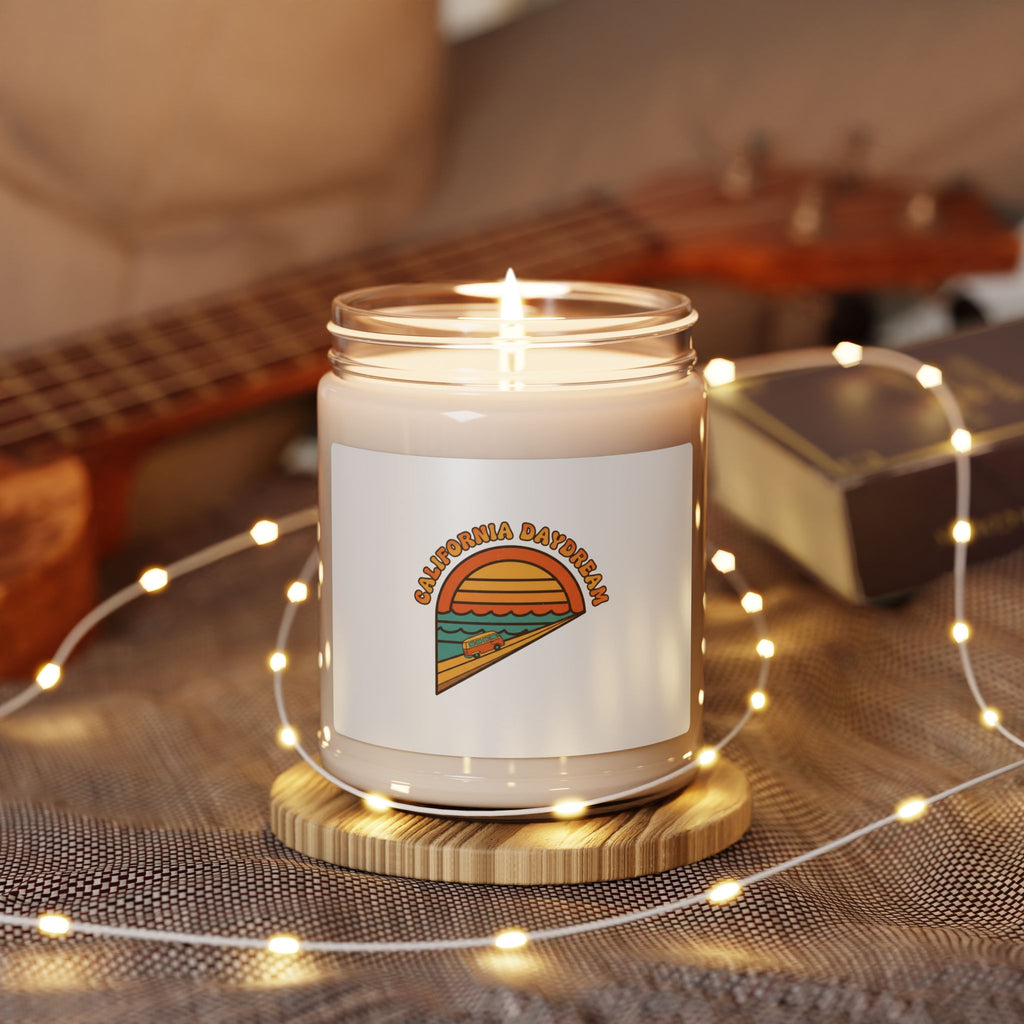 California Daydream Candle | 70s Sunset Retro Palm, Analog Sunshine Soy Candle