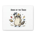 Kings of the Trash Canvas, Raccoon Doodle | Trash Panda, Goofy Critter Art