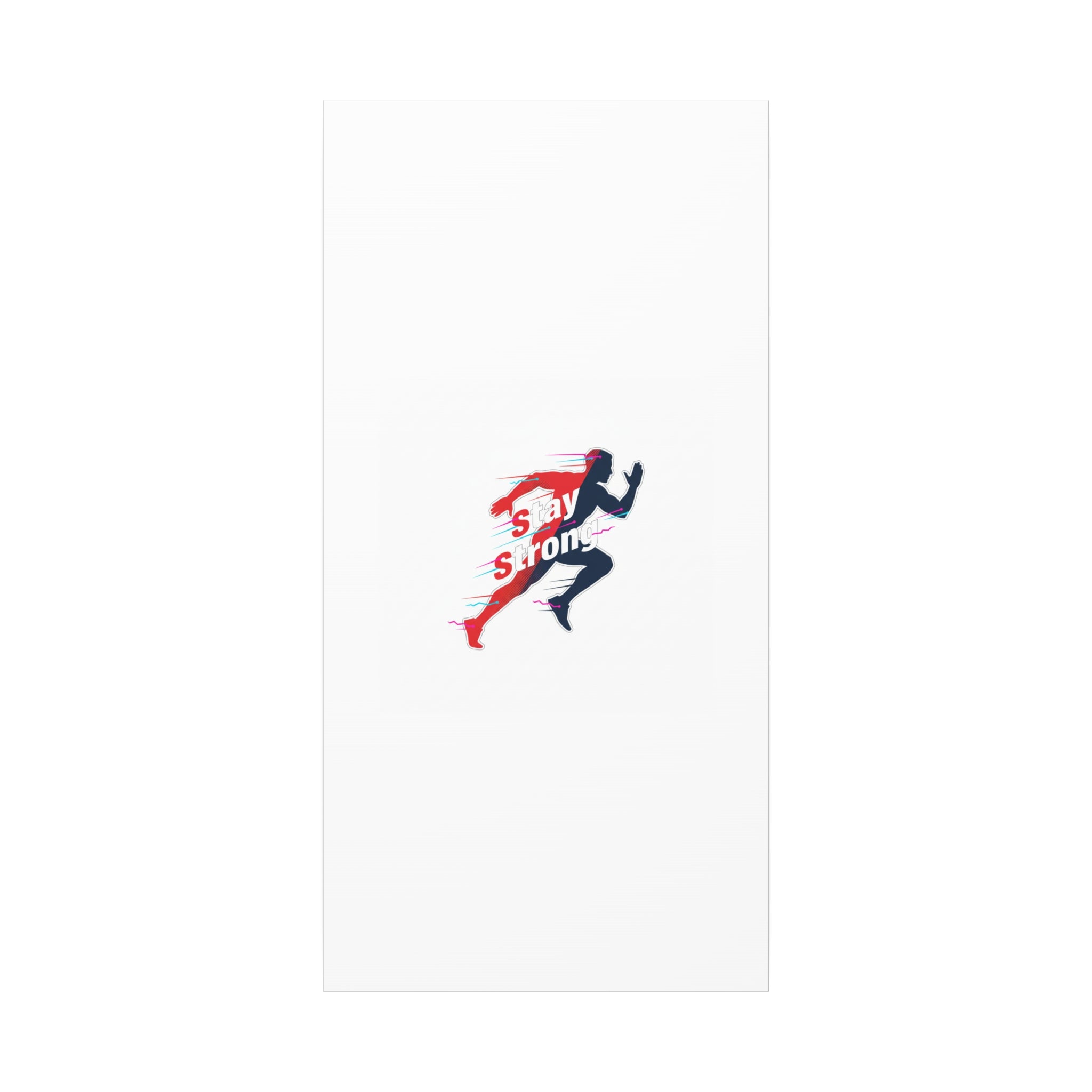 Stay Strong Runner Canvas | Fitness Motivation, Gym Wall Art