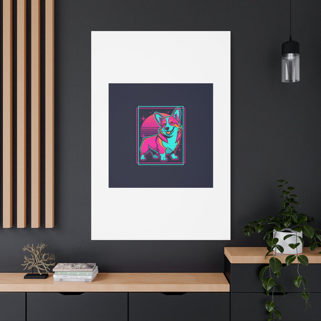 Platonic Love Corgi Canvas | Friendship Valentine, Galentine’s Wall Art