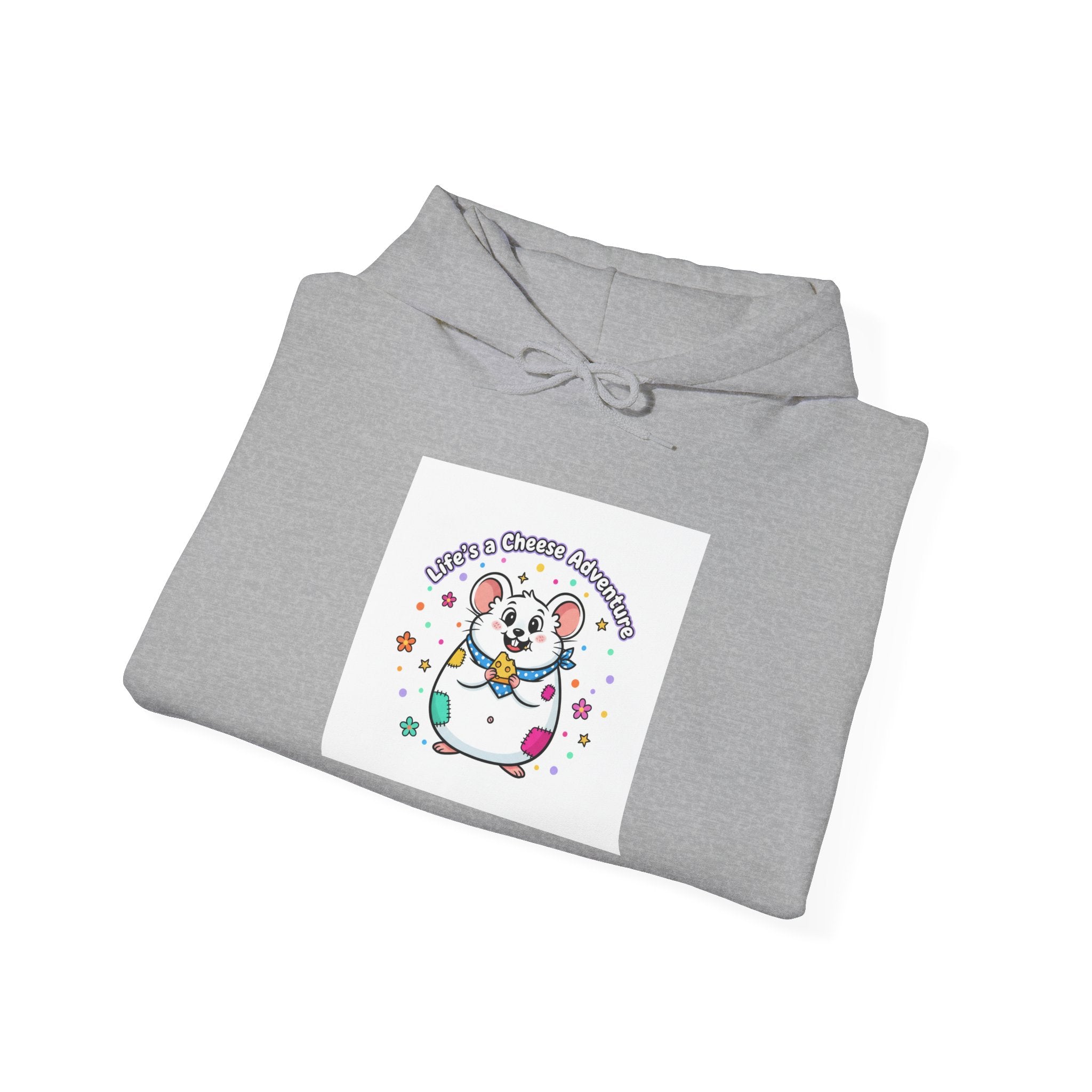 Cheeky Rodent Pride Hoodie | Rodent-Core rat art print, quirky animal design