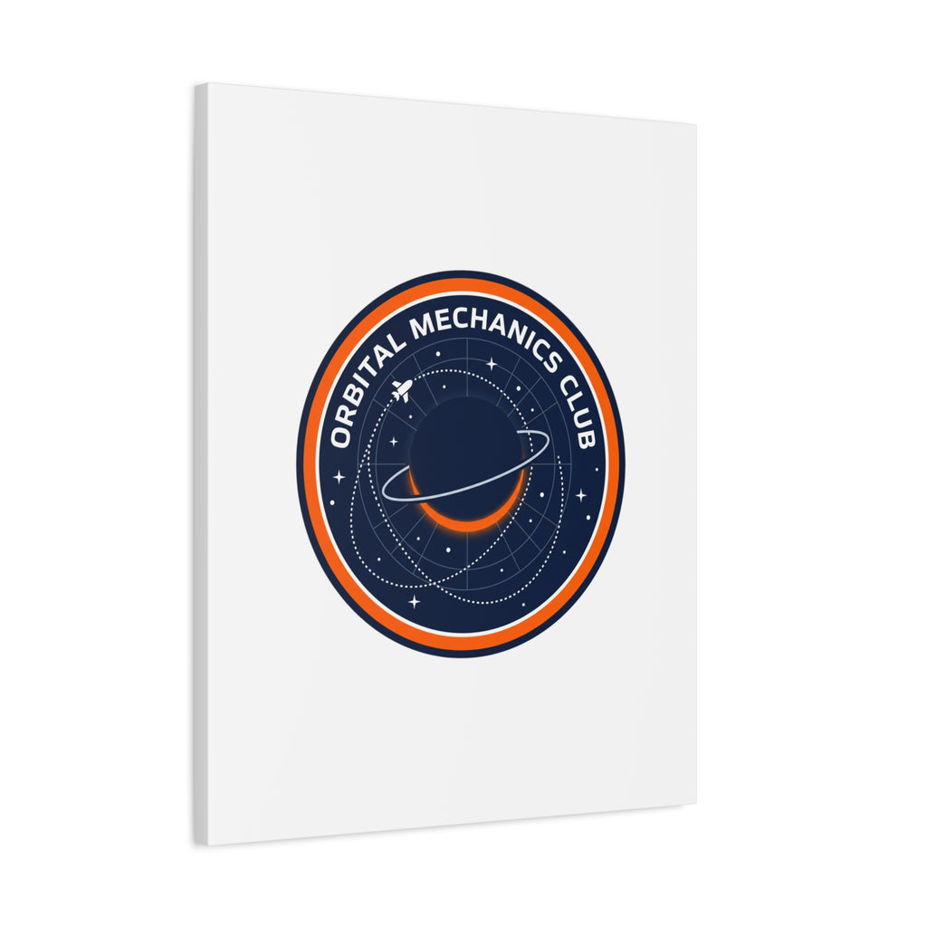 Orbital Mechanics Club Canvas | mission patch, space science
