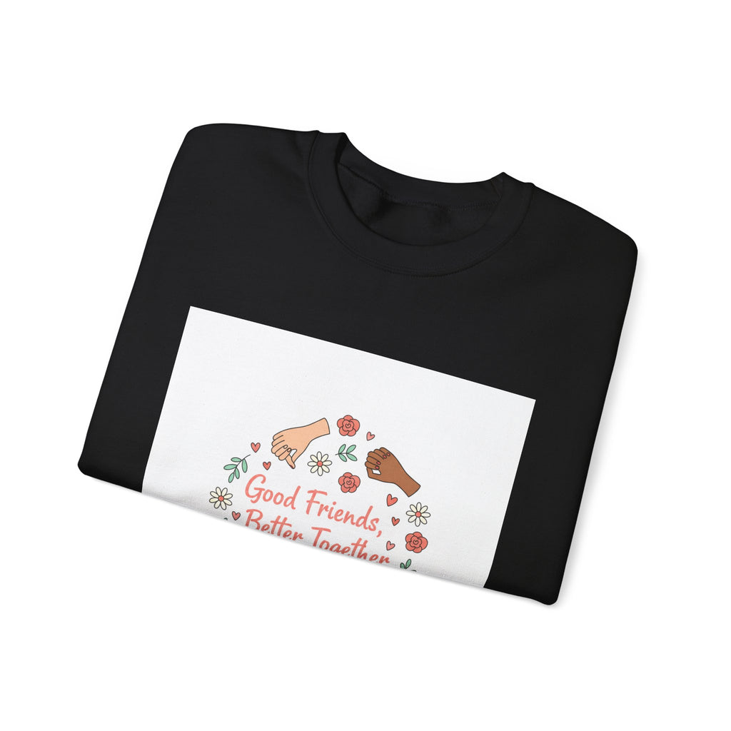 Good Friends Better Together Crewneck Sweatshirt | friendship Valentine, platonic love