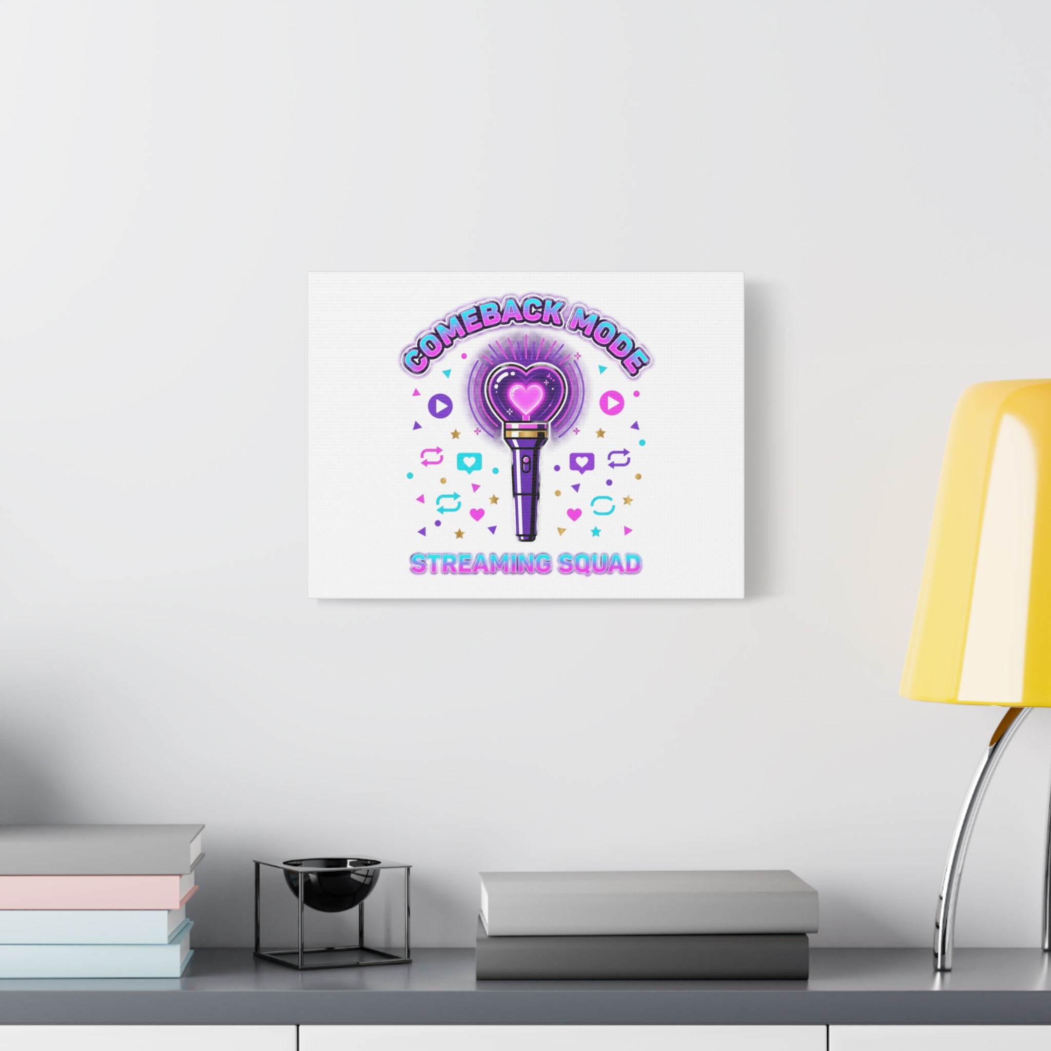 Comeback Mode Lightstick Canvas | K-pop Comeback, Streaming Squad