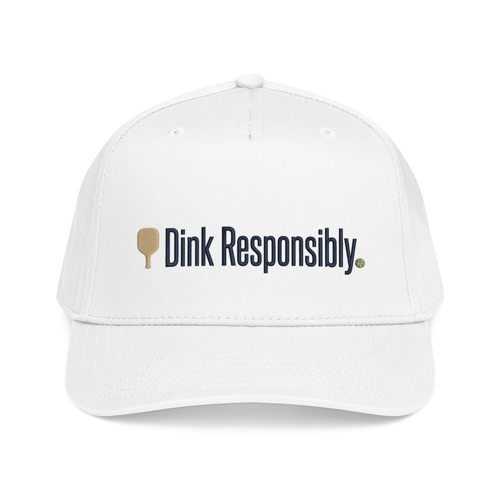 Dink Responsibly™ Pickleball Hat – Minimalist Embroidered Pickleball Cap | Funny Pickleball Gift | Summer Lifestyle Hat | Golf & Court Style Apparel