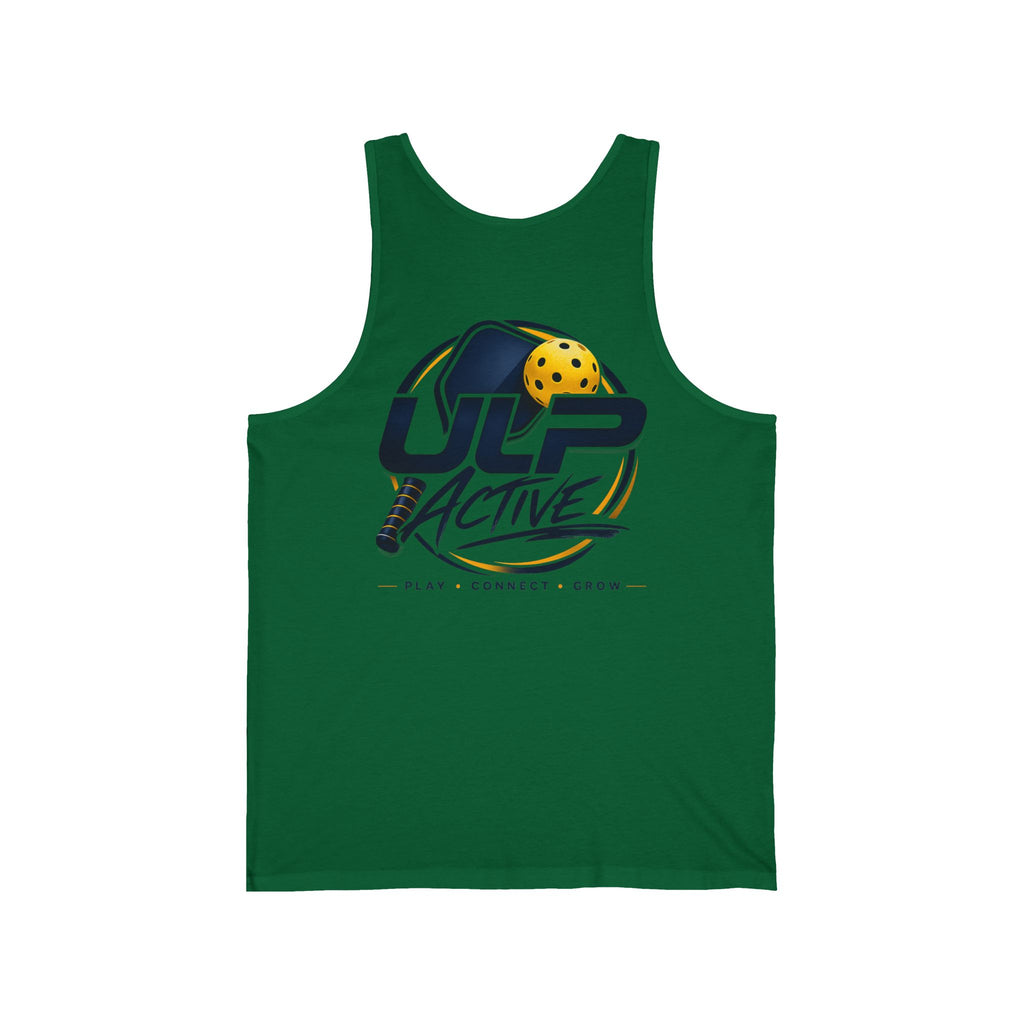ULP Active Pickleball Tank Top Just One More Game— Play • Connect • Grow Athletic Jersey