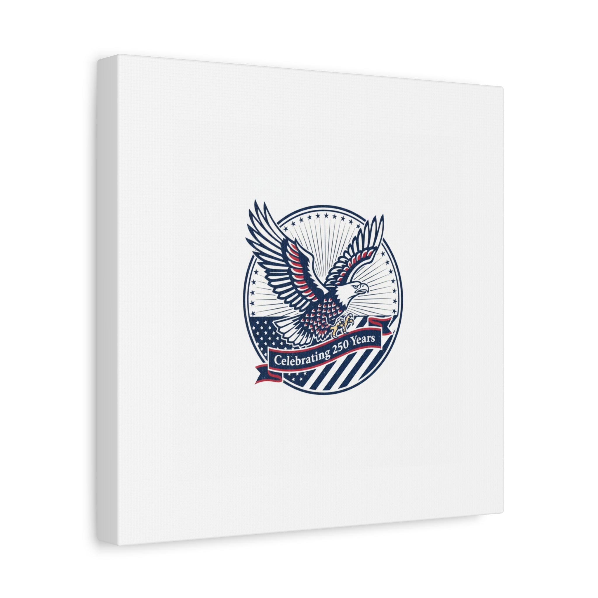 250th Anniversary Eagle Emblem Canvas | Semiquincentennial Americana