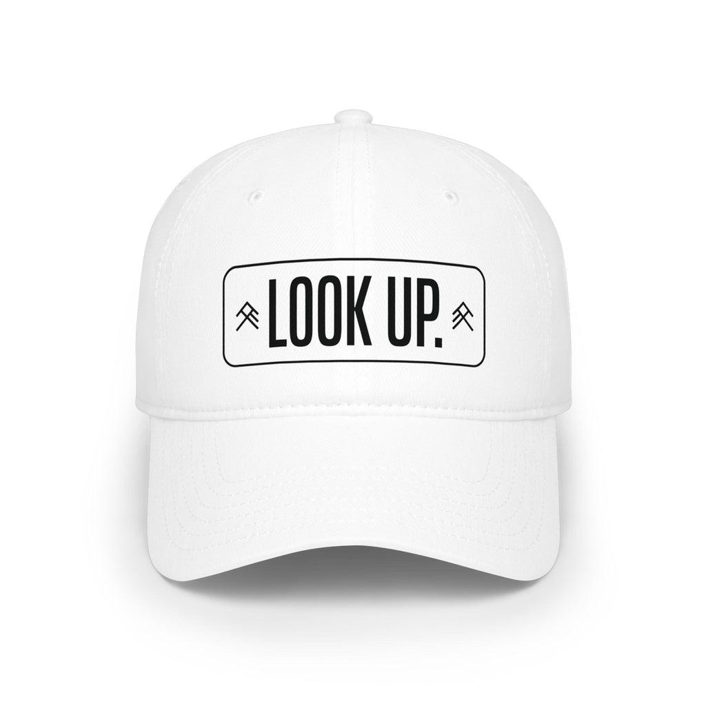 LOOK UP.™ Embroidered Dad Cap | Human-First AI