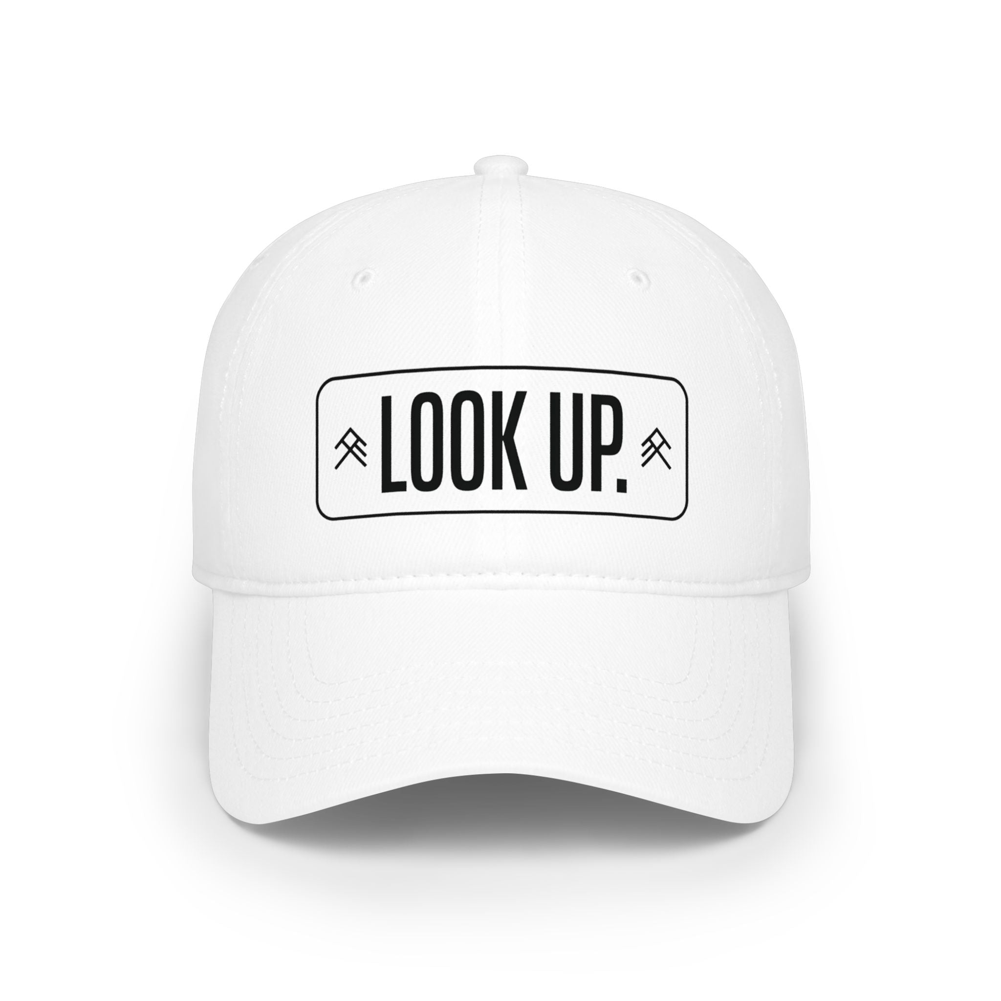 LOOK UP.™ Embroidered Dad Cap | Human-First AI