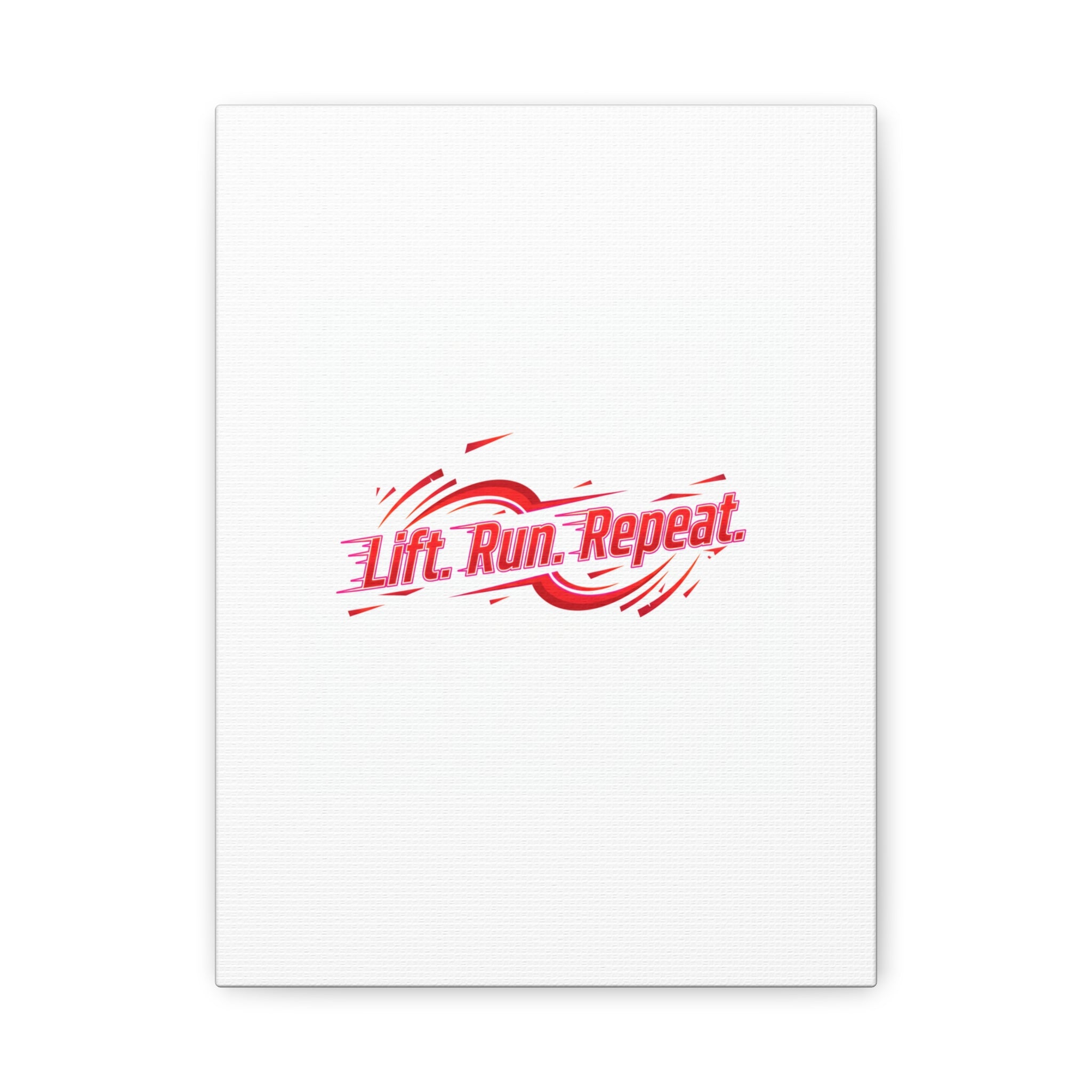 Lift Run Repeat Canvas | Fitness Wall Art, Gym Motivation