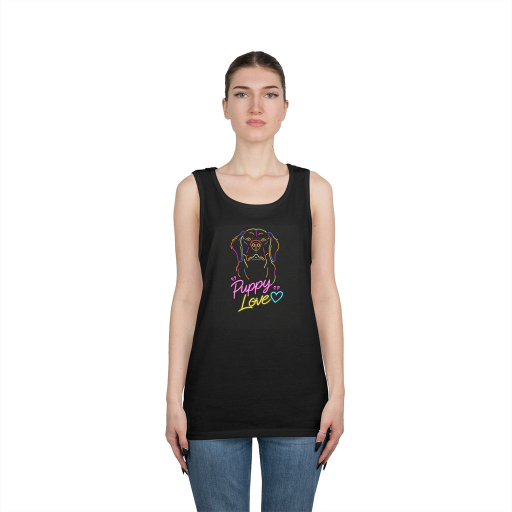 Retro Funny Dog Tank Top — Cute Future Vibes