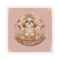 Spoiled Shih Tzu Funny Sticker — Cute Sarcastic Dog Decal