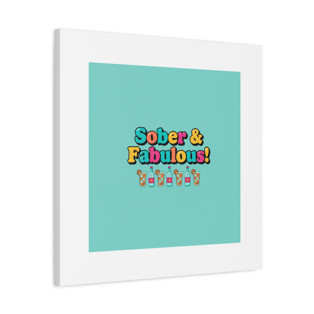 Sober & Fabulous! Canvas | Dry January, Mocktail Trend