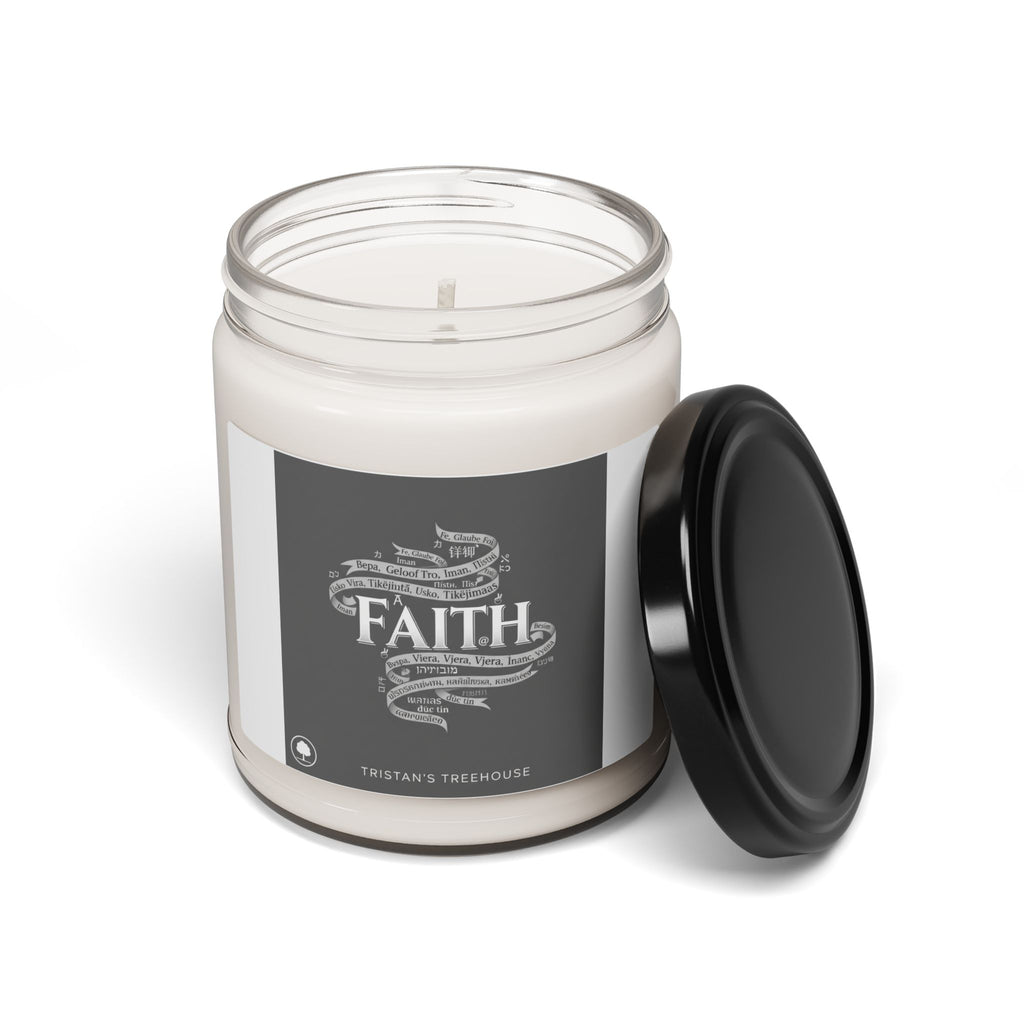 Handwritten Doodle Faith Candle | Soy Jar Candle, Sketch Aesthetic