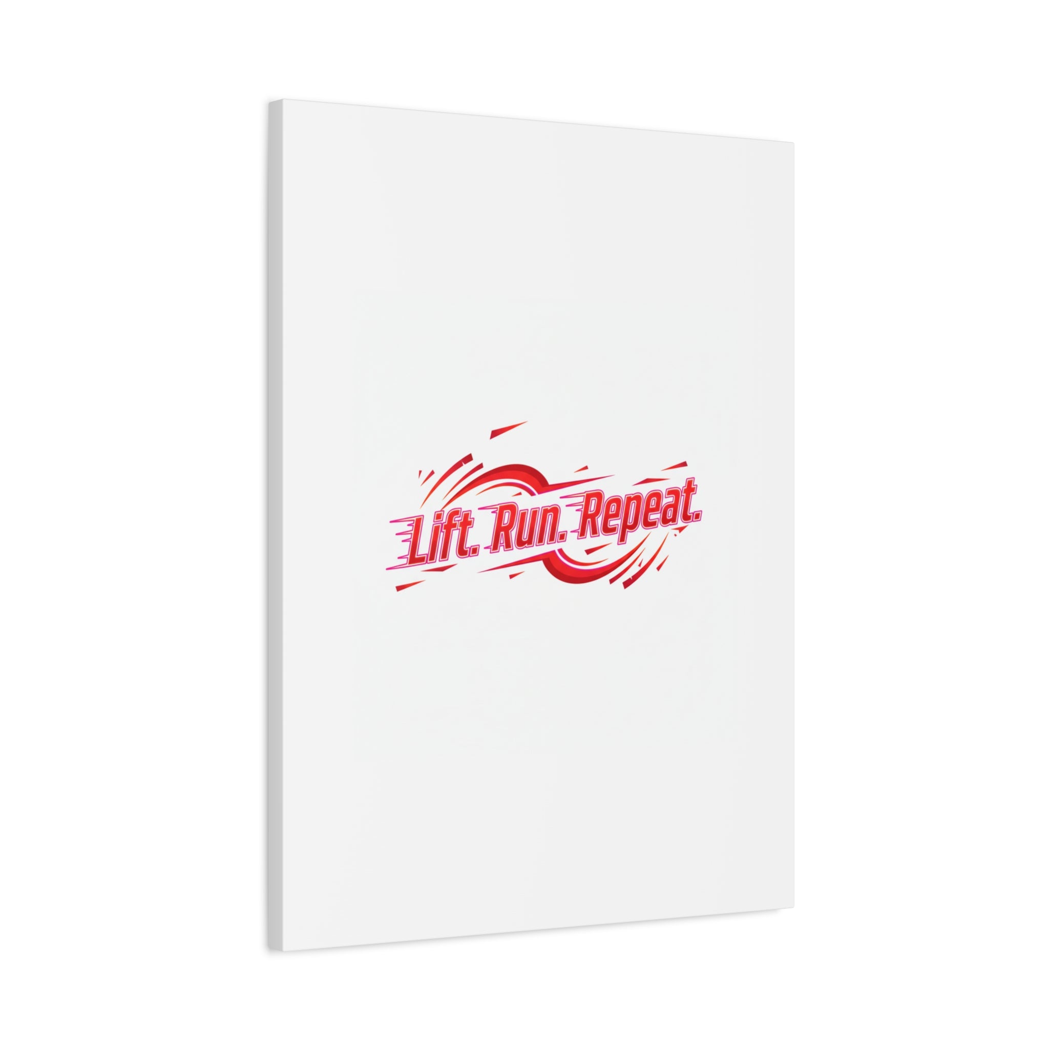 Lift Run Repeat Canvas | Fitness Wall Art, Gym Motivation