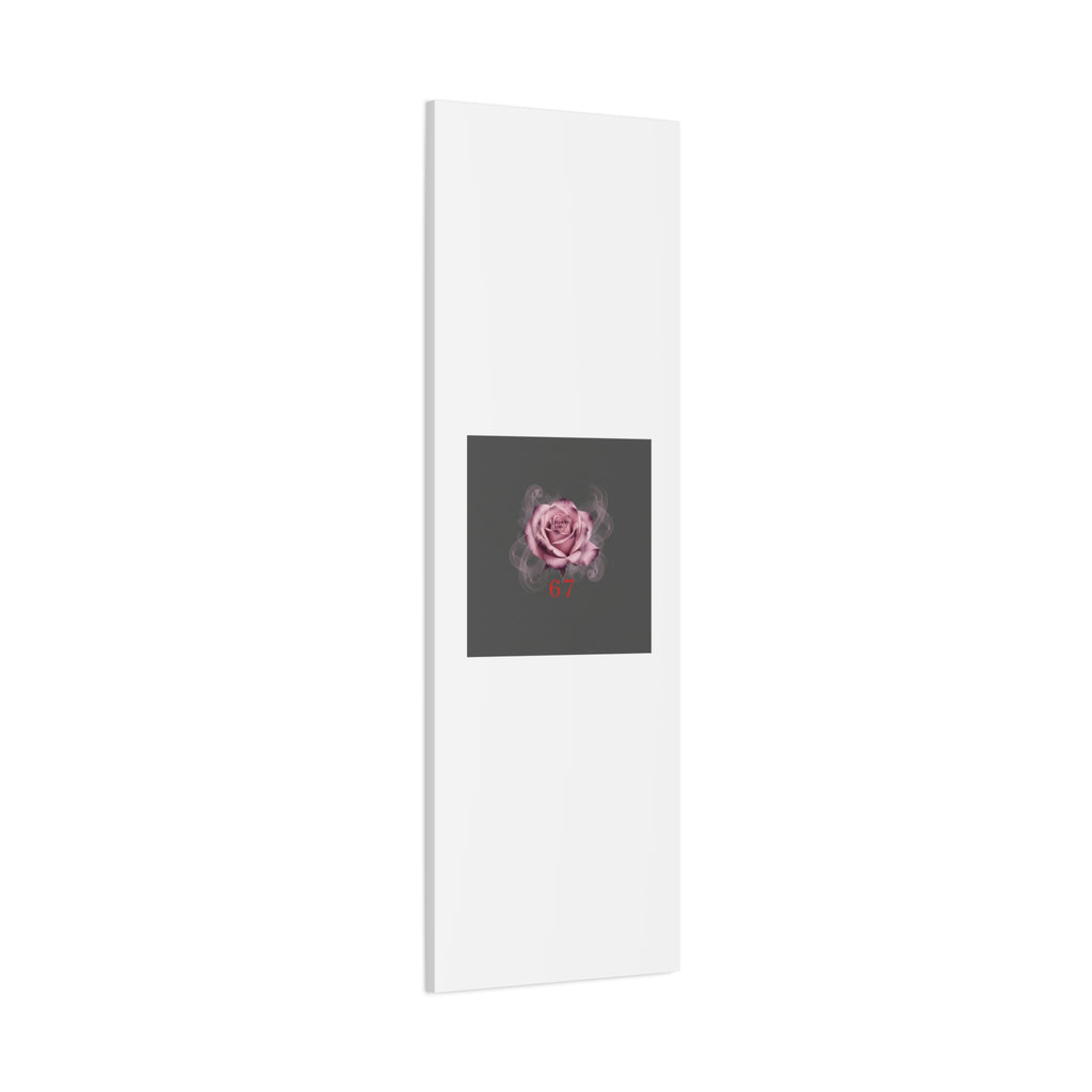 6 7 Valentine's Canvas | Viral Gothic Rose Wall Art | 6 7 Meaning Dark Romance