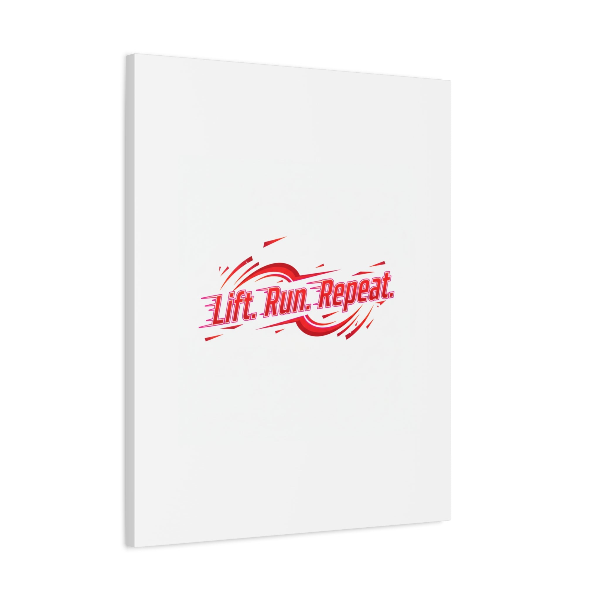 Lift Run Repeat Canvas | Fitness Wall Art, Gym Motivation