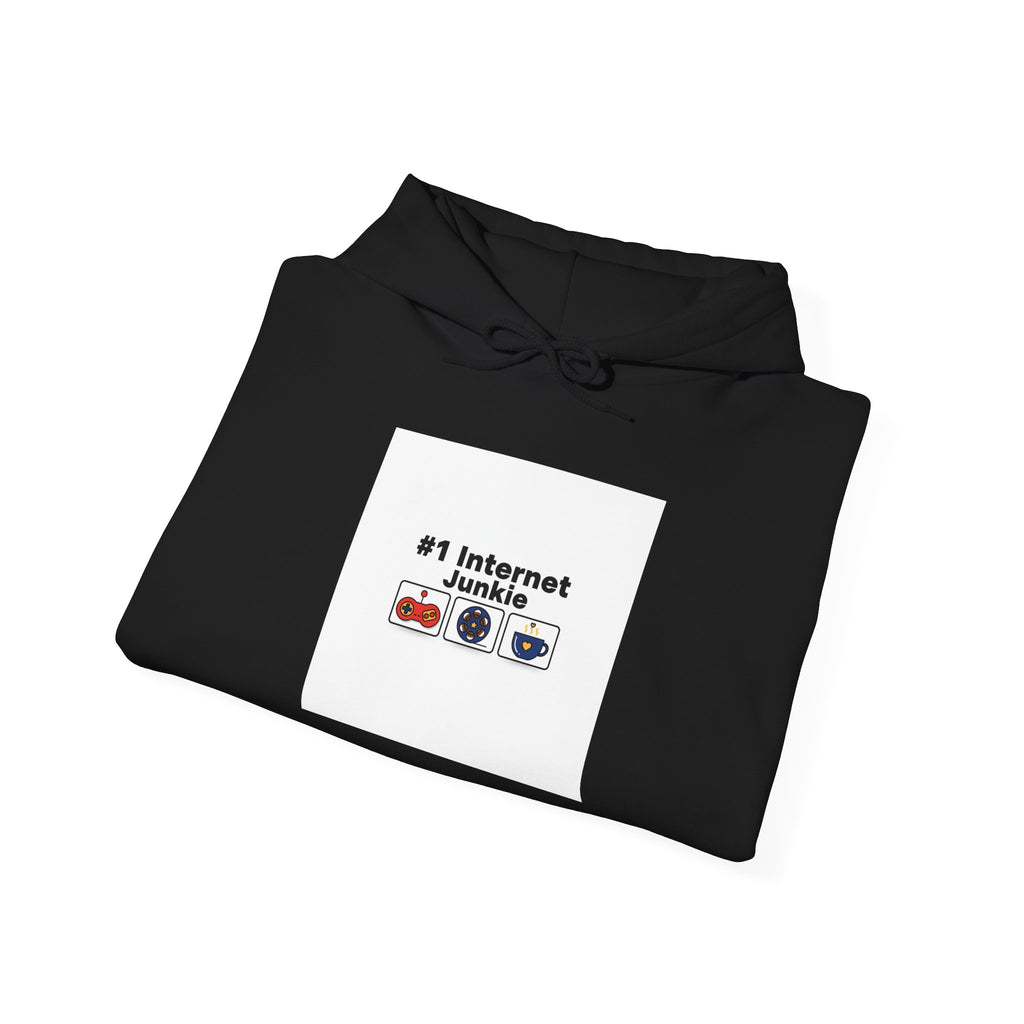 #1 Internet Junkie Hoodie, top-list ranking graphic, list lover merch