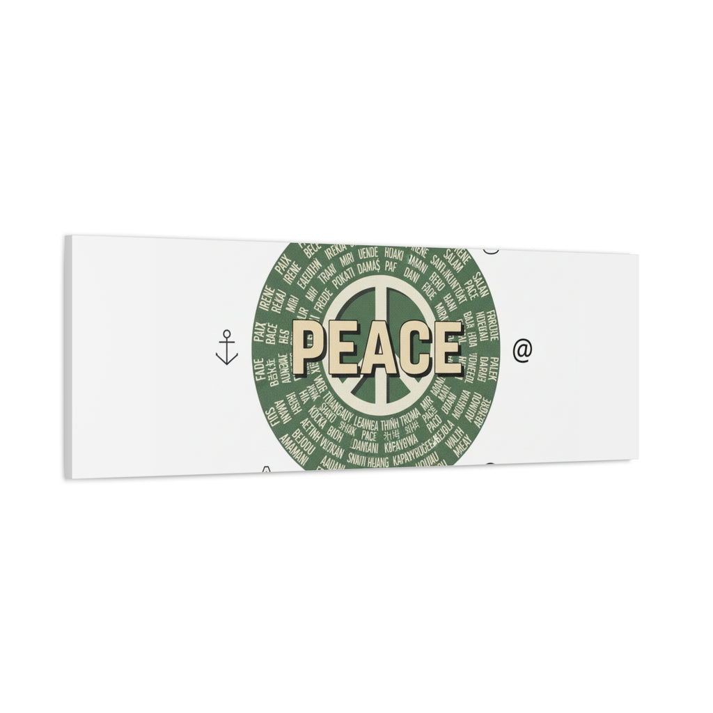 Peace doodle canvas | hand drawn sketch aesthetic, handwritten message