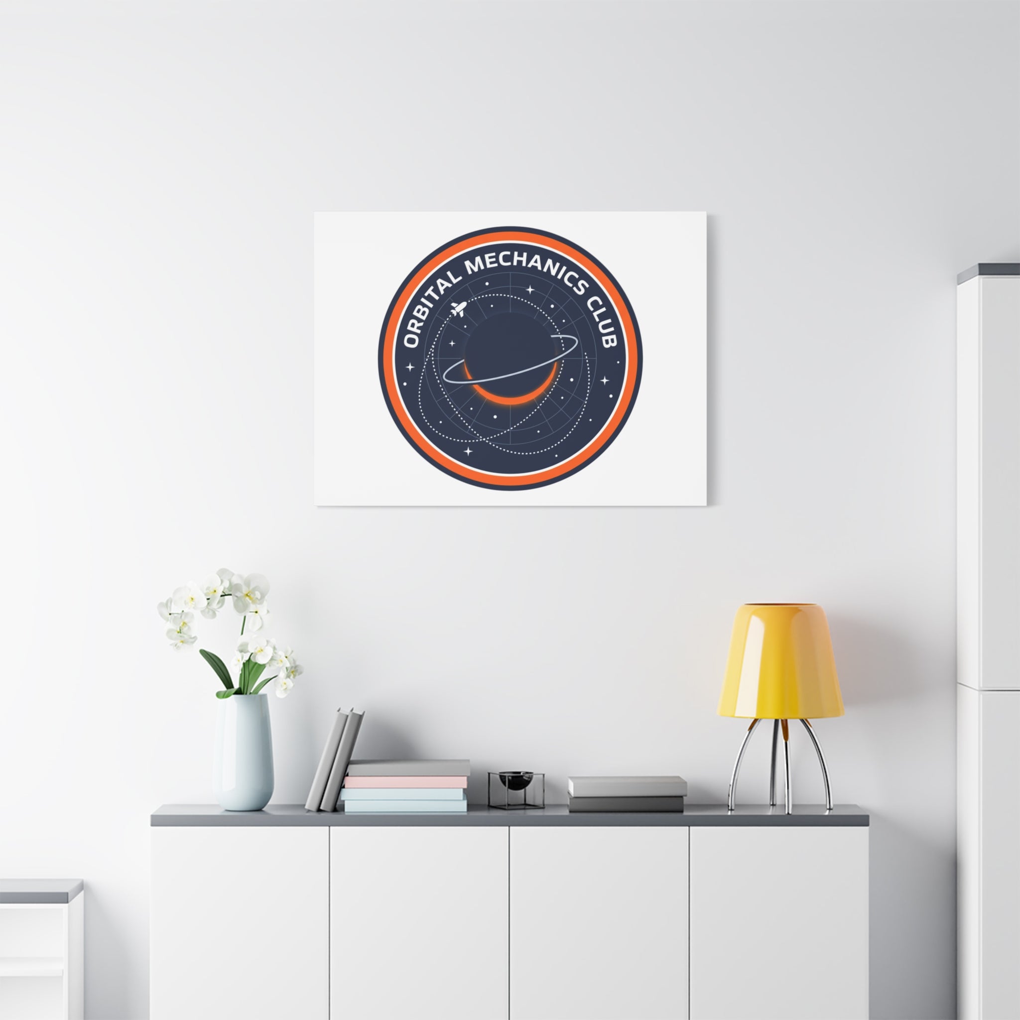 Orbital Mechanics Club Canvas | mission patch, space science