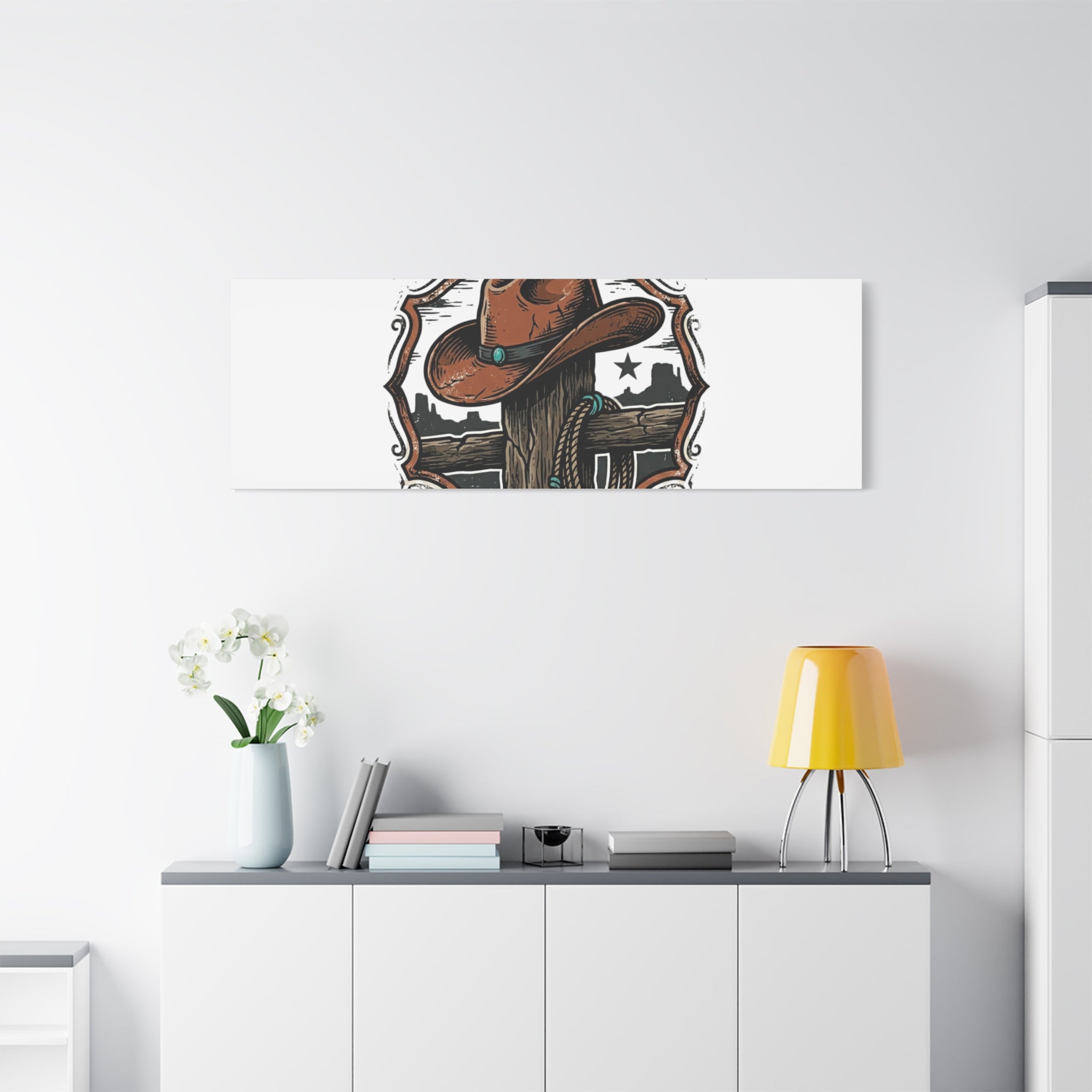 Built on Dust and Honor Canvas | Western cowboy, vintage Americana