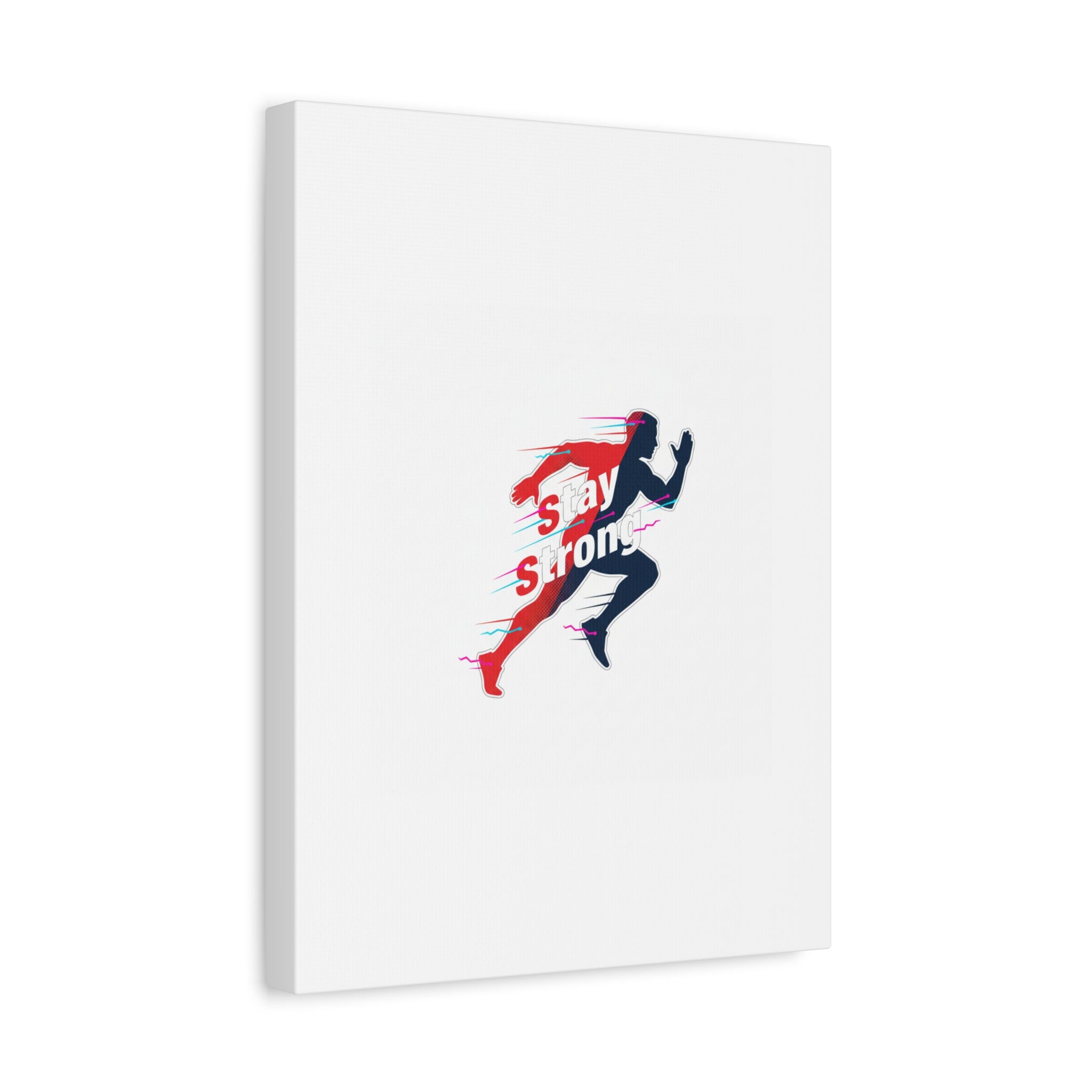 Stay Strong Runner Canvas | Fitness Motivation, Gym Wall Art