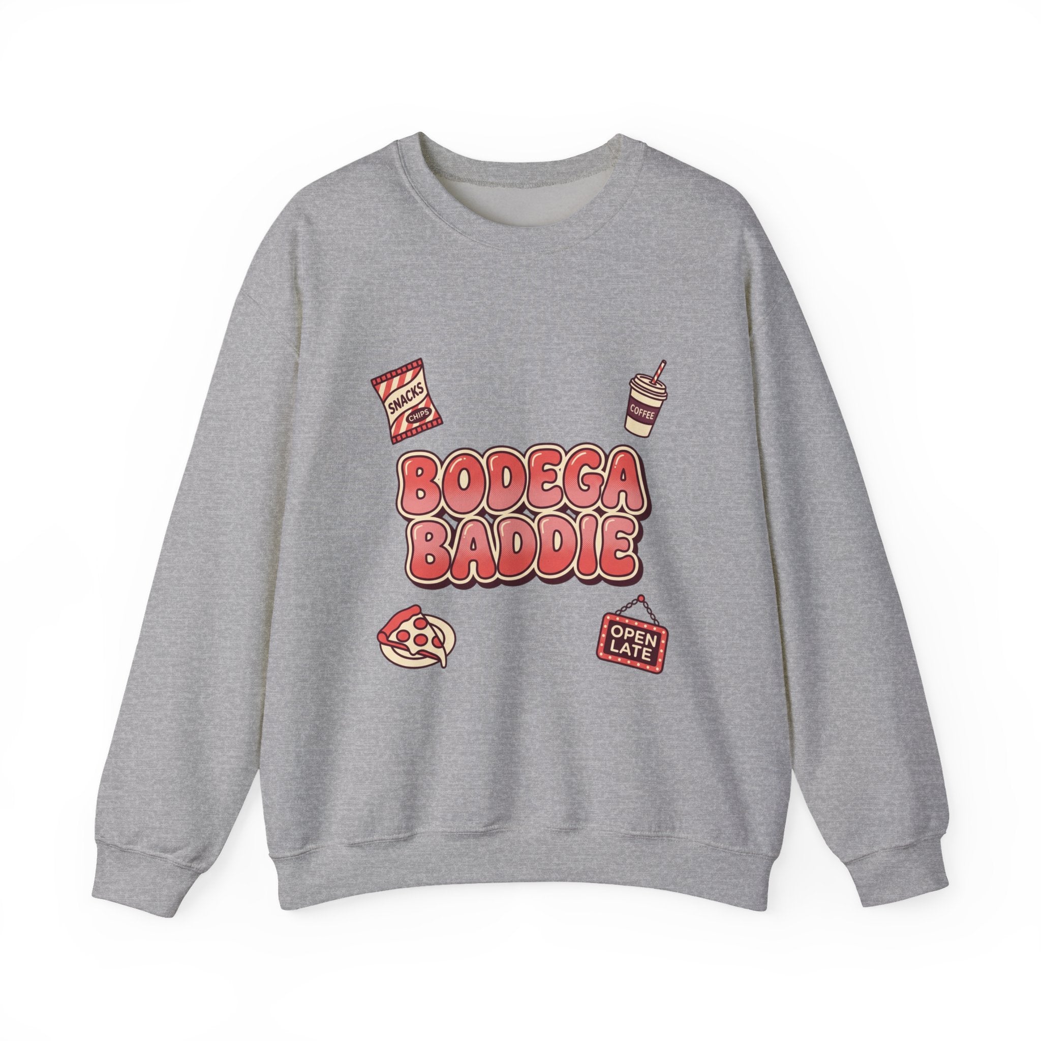 Bodega Baddie Crewneck Sweatshirt | NYC, Spanglish, Y2K Deli Sign