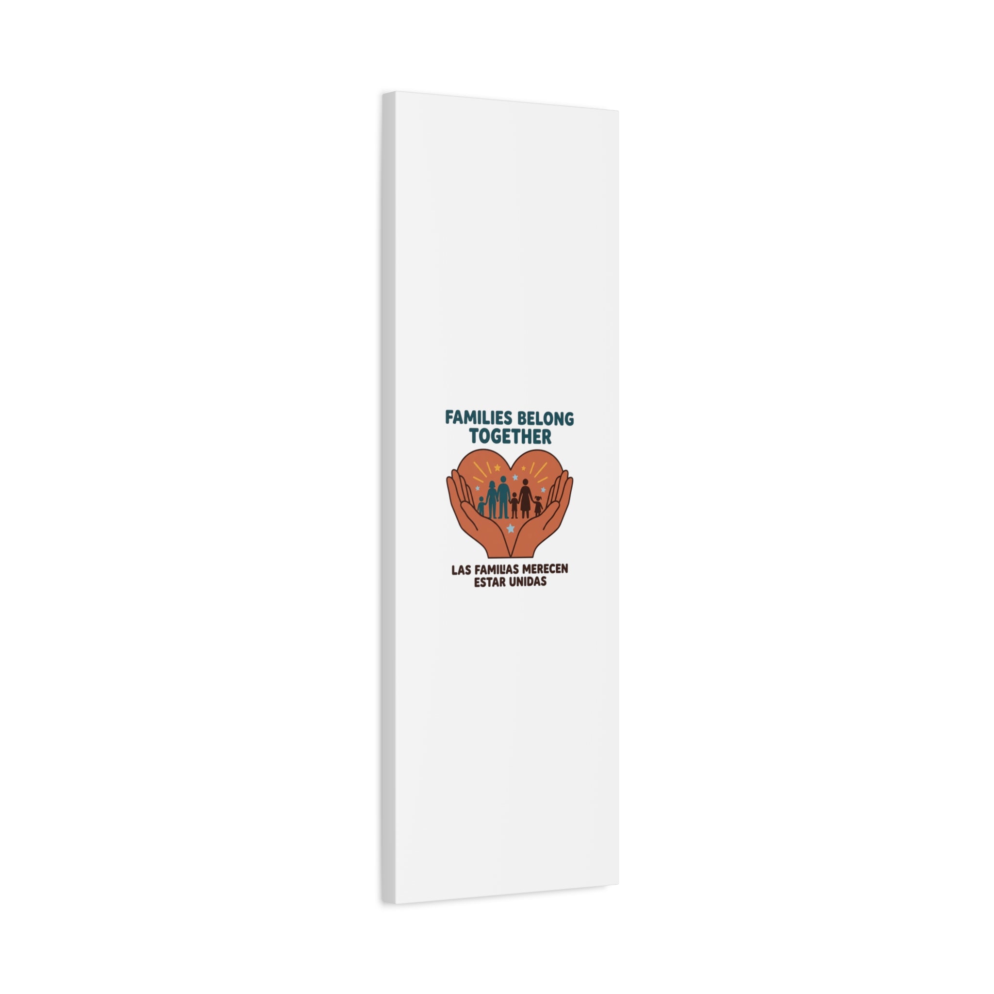 Families Belong Together Canvas | Family Unity, Bilingual Solidarity