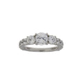 Natural Cubic Zirconium CZ SS Bridal Sterling Silver