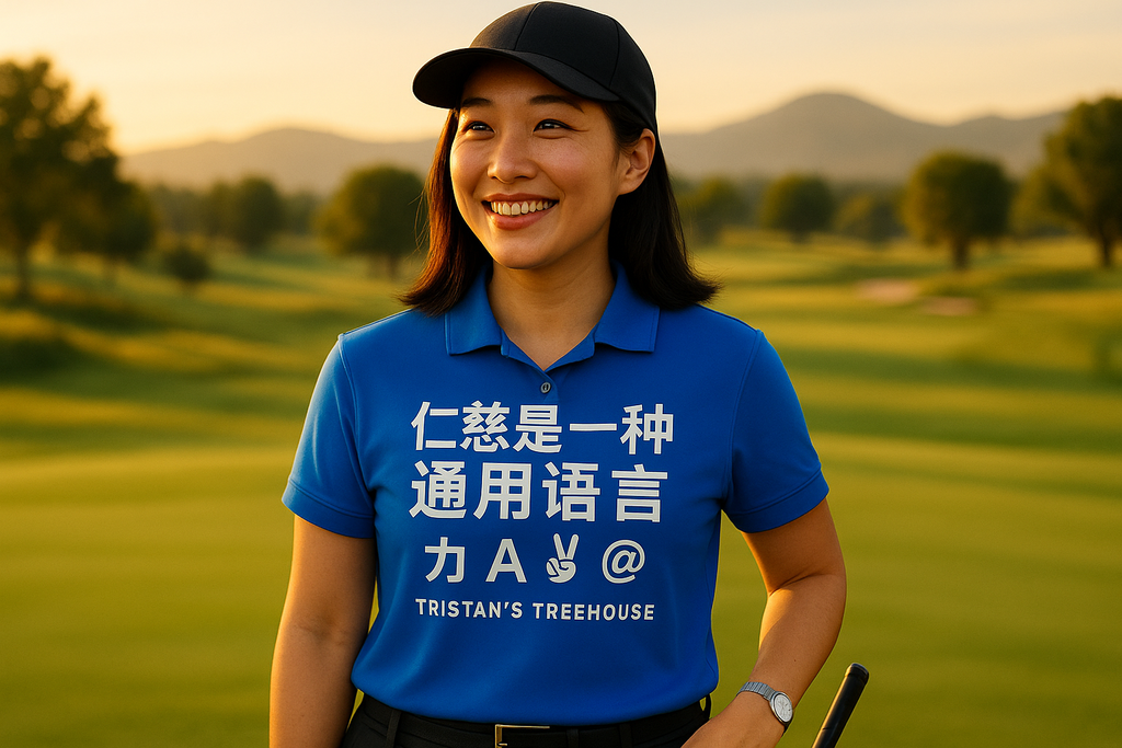 仁慈是一种通用语言 (Chinese Kindness) Golf Polo