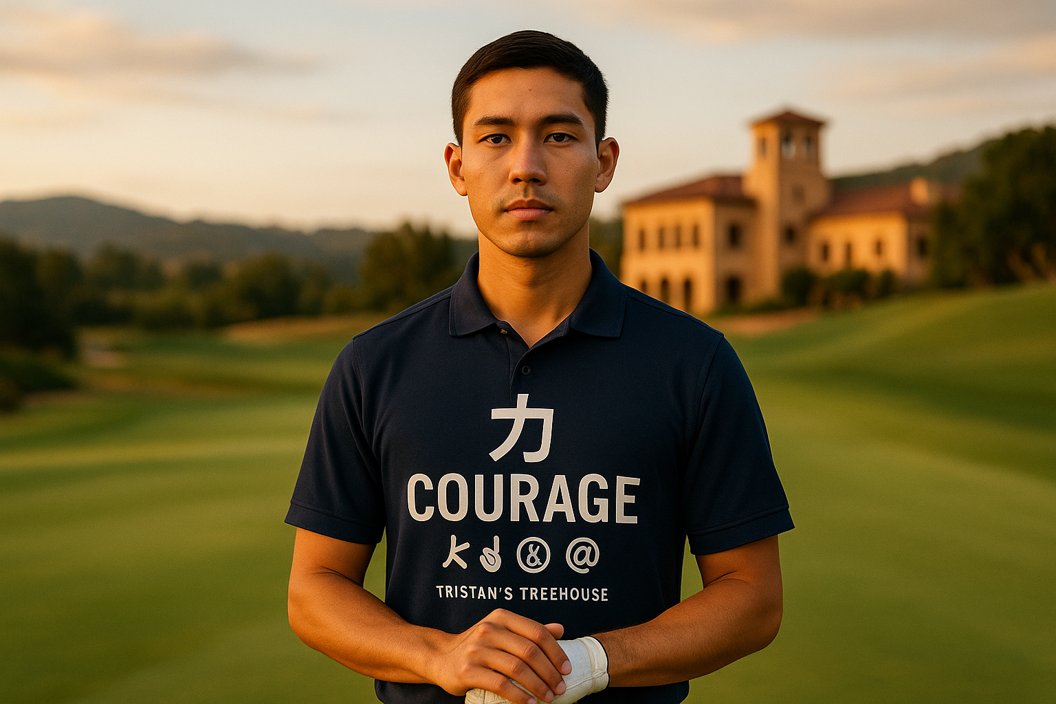 COURAGE Japanese Golf Polo