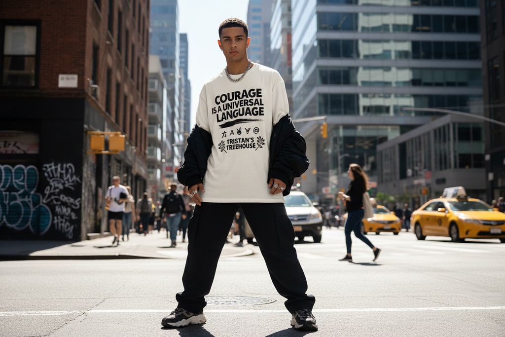 Courage T-Shirt Lifestyle