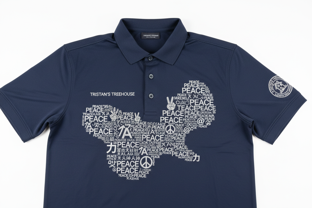 Peace Golf Polo Product