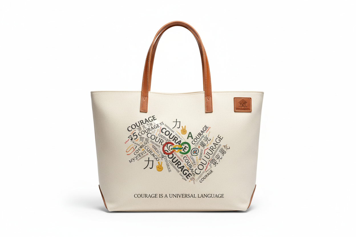 Courage Tote Bag Product