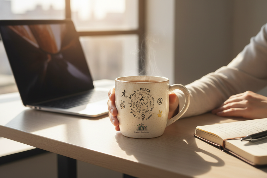 Peace Mug Lifestyle