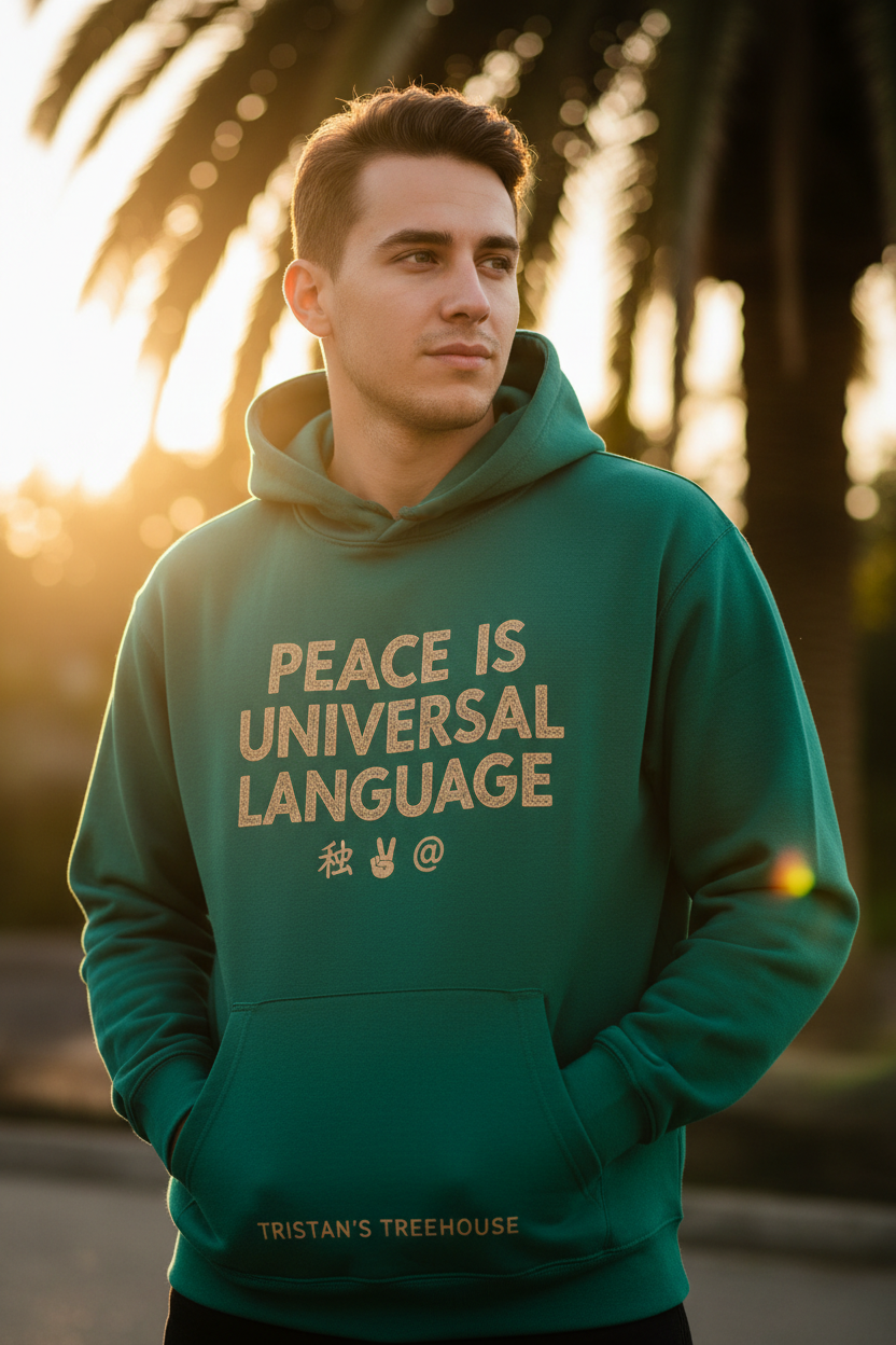 Peace is a Universal Language – Hoodie