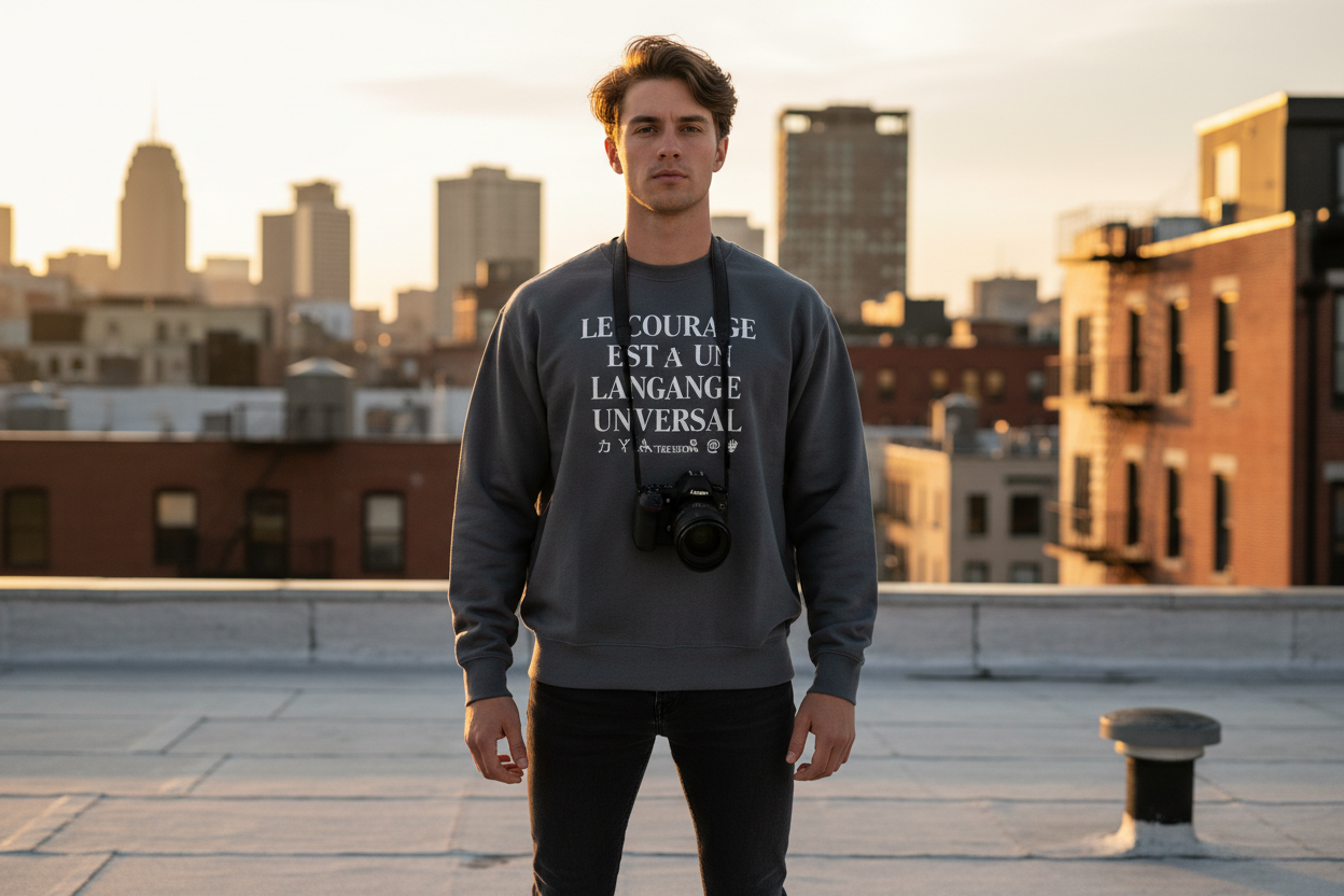 Courage is a Universal Language – Sweatshirt
