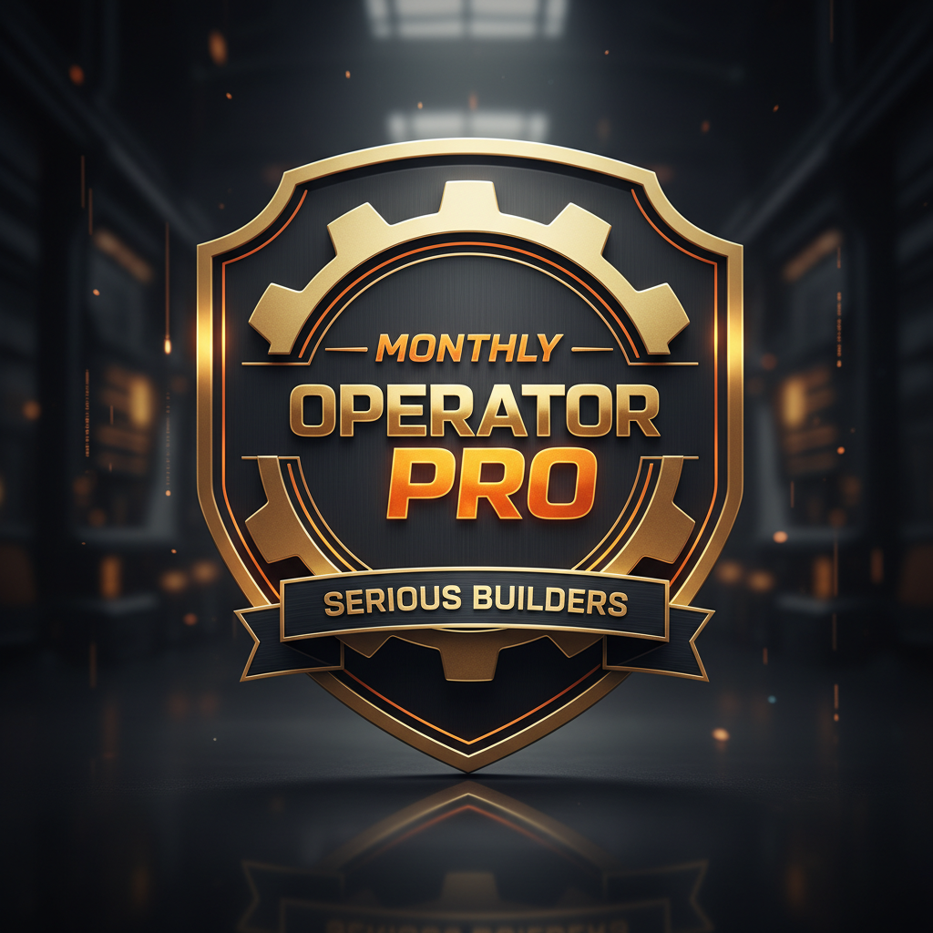 OPERATOR PRO membership badge