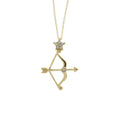 Genuine .07ct Diamond Fashion Pendants 14KT Yellow Gold