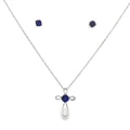 Genuine Created Sapphire Jewelry sets Sterling Silver